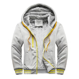 Aidase Men Hoodies Winter Thick Warm Fleece Zipper Men Hoodies Coat Sportwear Male Streetwear Hoodies Sweatshirts Men aidase-shop
