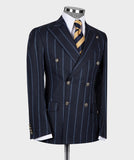 Aidase Fashion Stripe Wedding Men Suits Slim Fit Tailor-Made Groom New One-Pieces Coat Formal Occasions Party Singer Costume Made aidase-shop