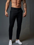 AIDASE  -  Men's Slim Fit Chino Pants Stretch Casual Trousers Flat Front Straight Leg Pants for Business Daily Wear aidase-shop