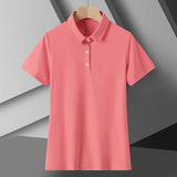 AIDASE  -  White ort Sve  irt Ice Silk Spor Qui Dry f Sve Summer T-irt for Men with Cuff Stand Fit Non Iron aidase-shop