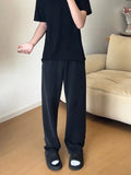 AIDASE  -  American Sle Extended Length Spor Pants for Tall Men Autumn High Waist Straight Leg Casual Loose Fit Anti-Wrinkle aidase-shop