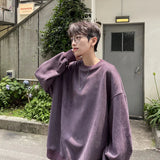 AIDASE  -  Fall Winter Large Size 300 Pou Retro Suede Sweatirt Men Heavyweight Trendy Brand Ins Loose Casual Hatl Jaet aidase-shop