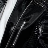 Aidase 2024 Fall Men Lapel  Coat Male Punk Faux Leather Jacket For Men Motorcycle Clothes High Quality European Men Slim Jacket aidase-shop