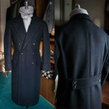 Aidase Vintage Winter Men Woolen Overcoat Double Breasted Long Jacket Smart Casual Daily England Style Business Coat Custom Made aidase-shop