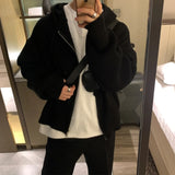 Aidase Winter Thickened Sweater Cardigan Men Warm Zipper Knitted Sweater Coat Men Korean Loose Cardigan Sweater Men Jumper Clothes aidase-shop