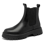 Aidase Autumn Men Japan Karajuku Korean Style Fashion High Top Streetwear Thick Platform Boots Casual Leather Shoes Male Lace Up Shoes aidase-shop