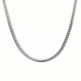 AIDASE  -  3MM Retro Miami Cuban Link Chain Necklace Simple Stainless Steel Men's Necklace Fashion Jewelry Accessories aidase-shop