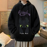 AIDASE  -  Trendy Printed Hoodie Casual Sweatshirt Street Unisex Long Sleeve Round Neck Multi-coloured Top aidase-shop