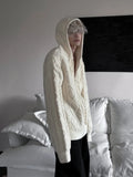 AIDASE  -  Zip Up Hoodie Men Streetwear Harajuku knit Oversized Jacket Hood Shirt Punk Gothic Y2K Clothes Sweatshirt sudaderas para hombres aidase-shop