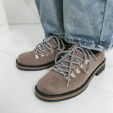 AIDASE  -  Classic Retro Style Cow Suede Men's Casual Shoes High-quality Handmade Business Leather Shoes Brand Comfort Low Top Oxford Shoes aidase-shop