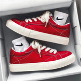 AIDASE  -  Clean Minimal Men Vulcanized Shoes Ventilated Outer Layer, Cozy Wearing Feel Classic All-Match Street Casual Sneaker aidase-shop