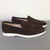 AIDASE  -  Classic Suede Leather Loafers Men Casual Shoes Luxury Brand Mens Breathable Slip on Driving Shoes Moccasins aidase-shop