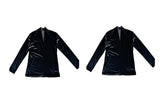 Aidase Retro Velvet Shirt For Men Spring Autumn V-neck Long Sleeve Versatile Top Fashion Light Luxury Vintage Mature Shirts Streetwear