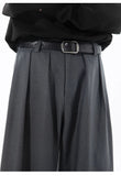 AIDASE  -  Spring New Men's Fashion Loose Simple Wide Leg Pants Basic Casual Solid Comfortable Straight Trousers Male Bottom Clothing aidase-shop