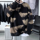Aidase Autumn and Winter New Korean Round Neck Pullovers Streetwear Casual Unisex Tops Hybskr Harajuku Cloud Men Oversized Sweatshirts