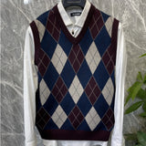 Aidase Unisex, New Autumn and Winter Warm Vest, Men's Stylish Slim-fit V-neck Sweater.stretch ，S-3XL Student Sweater aidase-shop