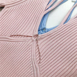 AIDASE  -  Women V-Neck Slim Fit Off Shoulder Pullovers Spring Autumn Hollow Out Backless Knit Sweater Top Slim Sexy Knitwear Top aidase-shop