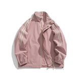 Aidase Solid Color Baseball Jacket Men Casual Stand Collar Bomber Jackets Spring Autumn New Baseball Collar Jacket Casual Zipper Jacket aidase-shop