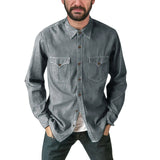 AIDASE  -  Men's Lapel Long Sleeved Shirt Spring Autumn New Thin Single-Breasted Denim Shirts Casual Fashion Daily All-Match Shirt Tops aidase-shop