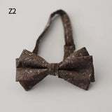 AIDASE  -  12*6CM Luxury Paisley Bow Ties For Men Adult Gray Brown Floral Soft Bowties Wedding Party Groom Formal Butterfly Shirt Accessory aidase-shop
