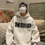 Streetwear Vintage Letter Print Pullovers Hoodies Men Y2K New Harajuku Loose Sweatshirt Autumn Unisex Casual Hoodie Tops aidase-shop