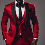 Aidase Luxury 3 Piece Jacket Pants Vest Male Clothing Slim Fit Costume Homme Blazer Wedding Groomsmen Men Suits Clothing Terno 2024 aidase-shop