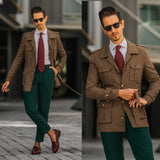 Aidase Autumn Men's Blazer Solid Color Tuxedos Slim Fit Single Breasted  Jacket For Wedding Groom Only Coat Custom Made Terno Masculino aidase-shop