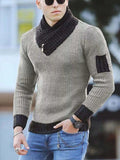 Korean Fashion Autumn Men Casual Vintage Style Sweater Wool Turtleneck Oversize  Winter Men Warm Cotton Pullovers Sweaters aidase-shop