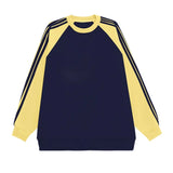 AIDASE  -  Spring Autumn Kids New Trend Brand Side Stripes Insert Rotator Sleeve Long Sleeve Cotton Composite Milk Silk Fashion Popular aidase-shop