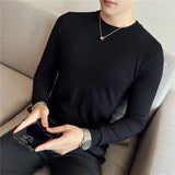 Aidase Men Basic Sweaters Solid Color O-neck Long sleeve Knitted Male Pullover Winter Fashion New Warm Sweaters for Men S-3XL aidase-shop
