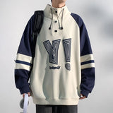 Aidase Autumn Men Hooded Hoodies Sweatshirts Fashion Printed Korea Style Trendy High Streetwear Outerwear Clothing aidase-shop