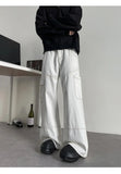 AIDASE  -  Summer New Men Jeans Loose Wide Leg Floor-Length Male Denim Pants Niche Design Style Highlighted Lines Trousers 21E6844 aidase-shop