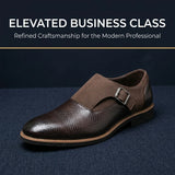 AIDASE  -  Men Business Formal Leather Shoes Men Comfortable Breathable Anti-slip Office Brand Shoes Gentleman Social Shoes Sizes 38-46 aidase-shop