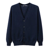 AIDASE  -  M-4XL Autumn Men's Knitted Cardigan Thin V-neck Basic Elastic Slim Fit Thin Sweater Solid Color Casual Versatile Coat aidase-shop