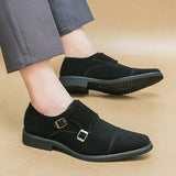 AIDASE  -  Men's Suede Shoes Europe America Anti-skid Flat Shoes Fashionable Loafers Soft Soled Business Dress Casual Leather Shoes 38-46 aidase-shop