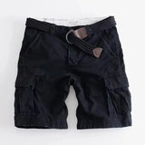AIDASE  -  American Retro Workwear Shorts Casual Loose Men's Multi-Pocket Pants Comfortable Five-Part Trousers Mid-Length plus Size aidase-shop