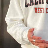 S-3Xl Men Clothing Sweatshirt Casual Men's Pullovers Letter Printting Teens Hoodies Round Neck Long Sleeve Streetwear Tops aidase-shop