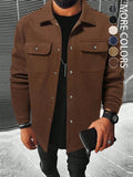 AIDASE  -  Loose Fit Casual Corduroy Workwear Jacket New Hot Sale Of The Season Turn-down Collar Outerwear Comfortable Regular Length from aidase-shop