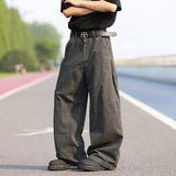 AIDASE  -  Summer New Men Cargo Pants American Style Multi-Pocket Loose Straight Wide-Leg Male Pants Stylish Versatile Clothes aidase-shop