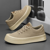 Aidase Fashion Comfortable Anti Slip Breathable Board Canvas Sneakers Man Spring New Men's Casual Shoes Retro Thick Bottom Low-top aidase-shop