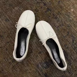 AIDASE  -  New Retro Women's Shoes Exquisite Soft Leather Casual Shoes for Woman Fashion Ballet Flats Shoe Designer Shoes Zapatos De Mujer aidase-shop
