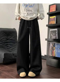 AIDASE  -  Scimitar Trousers Men's Winter Oversize Lazy and Relaxing Pants Straight Wide-leg Pants aidase-shop