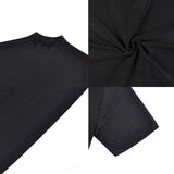 AIDASE  -  Versatile Thin Breathable Stretch Short Sleeve T-shirt, Men's Spring and Summer New Small Mid Collar Half Sleeve T-shirt aidase-shop