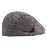 Aidase Men Retro Herringbone Grid Newsboy Caps British Painters Hats Spring and Summer Adjustable Flat Cap Hip Hop Berets aidase-shop