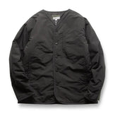 AIDASE  -  New Men's Loose Fit Cotton Jacket Inner Liner No Collar Outdoor Fashionable Outerwear American Military Style Workwear aidase-shop