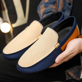 AIDASE  -  New Spring Summer Men's Casual Shoes Plus Size Moccasins Trendy Slip-On Lazy Shoes Lightweight Driving Footwear aidase-shop