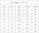 AIDASE  -  Vintage Cotton Men Jeans Suit Pants Elastic High Waisted Straight Trousers British Business Style  Casual Naples Denim Pant aidase-shop