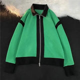 Aidase Korean Popular Clothes Coats New In Autumnr and Winter Sweater for Men Loose Fit Top Original Open Streetwear Knit Cardigan Man aidase-shop