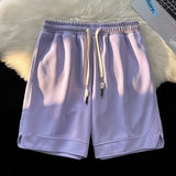 AIDASE  -  Cool Sportswear Running Shorts Men'S Solid Shorts Casual Elastic Waist Drawstring Summer Beach Shorts Bermuda Masculina Academia aidase-shop