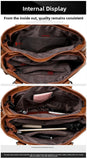 AIDASE  -  Urban Simple Style Large Capacity Soft Leather Handbag Commuter Single Shoulder Crossbody Bag Quality Feel Tote Bag aidase-shop